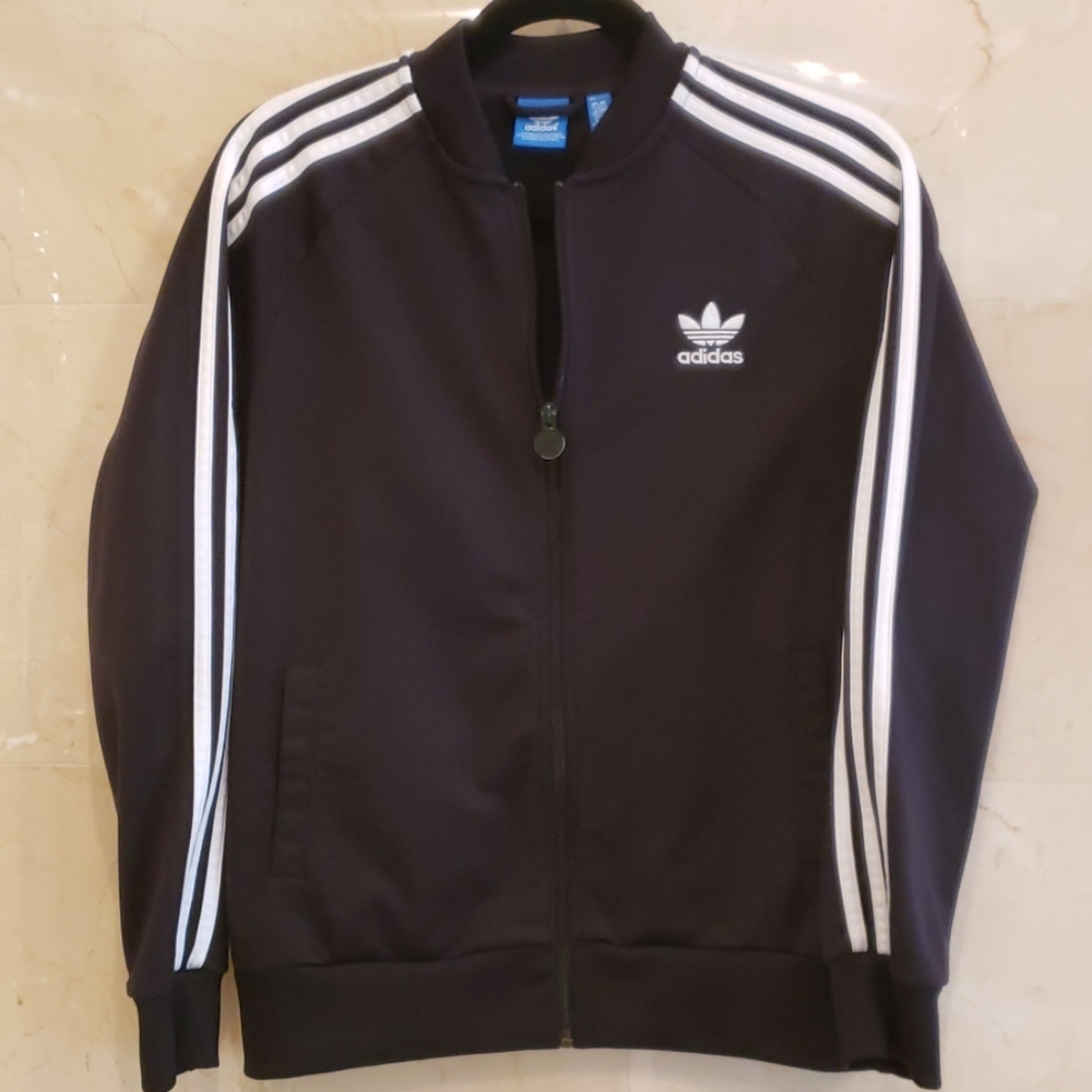 ADIDAS YOUTH'S UNISEX ZIP UP SWEATER JACKET